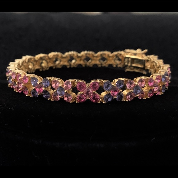 Joan Rivers Jewelry - Joan Rivers Crystal Flower Tennis Bracelet